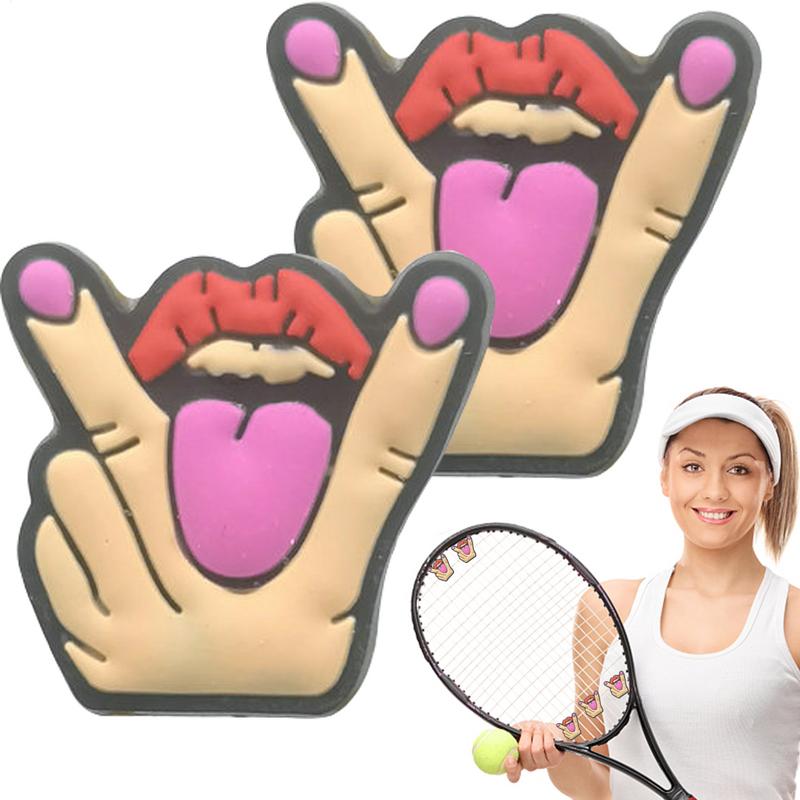 Racket Vibration Dampener - 카툰 테니스 라켓 완충기 댐퍼, 방진