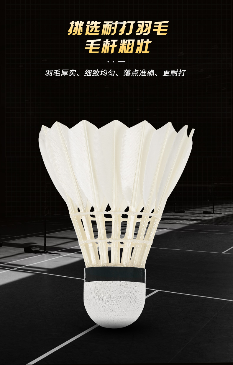 전문가용 배드민턴 공 G200 화이트 거위 깃털 훈련  - Badminton Victory 리뷰 및 가격