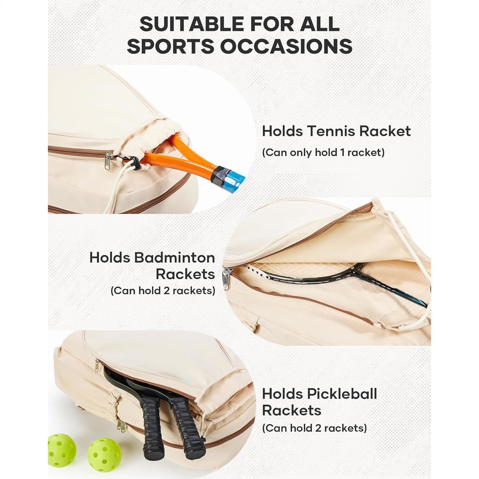피클볼 패들 가방은 신발 수납공간과 방수 포켓이 있는  - Backpack Racket Bag 리뷰 및 가격