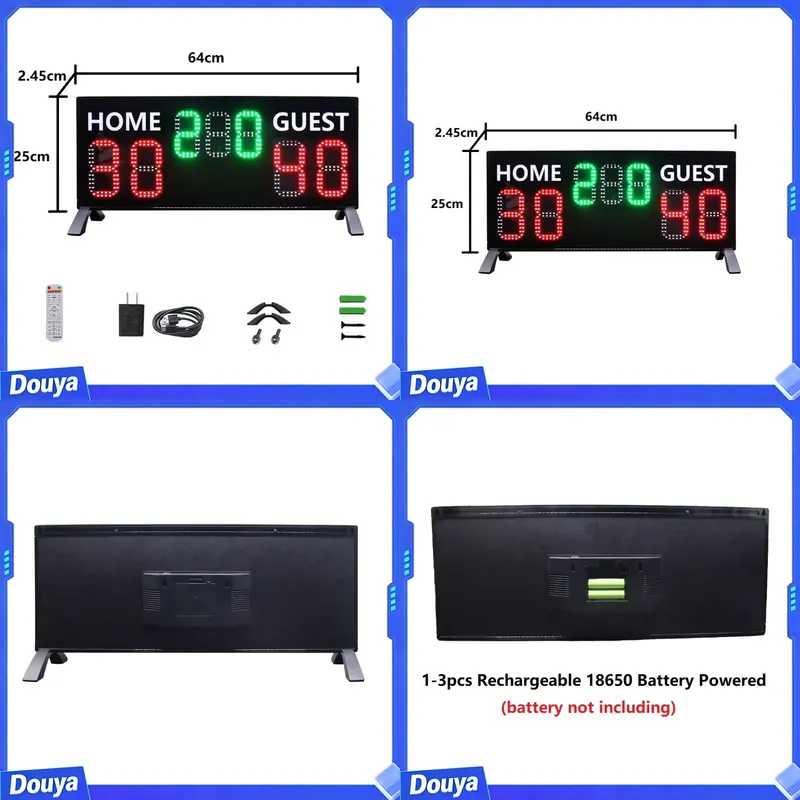 YIZHI 고품질 전자식 데스크탑 7자리 LED 디스플 - Badminton Scoreboard 리뷰 및 가격