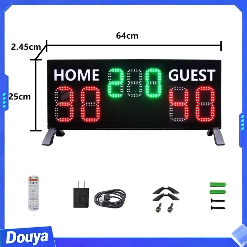 YIZHI 고품질 전자식 데스크탑 7자리 LED 디스플 - Badminton Scoreboard 리뷰 및 가격