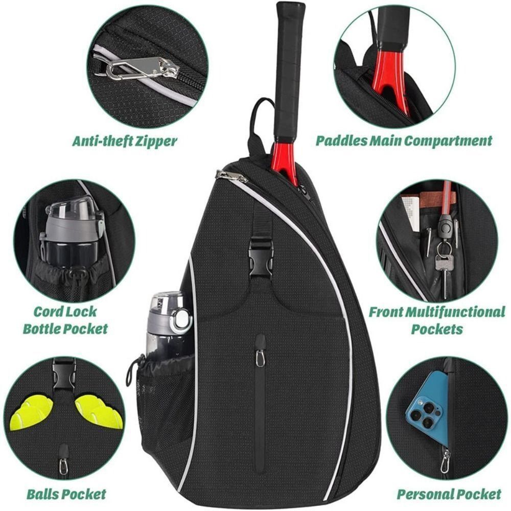 지퍼 잠금식 피클볼 라켓 백팩 대용량 튼튼한 피클볼 패 - Backpack Racket Bag 리뷰 및 가격